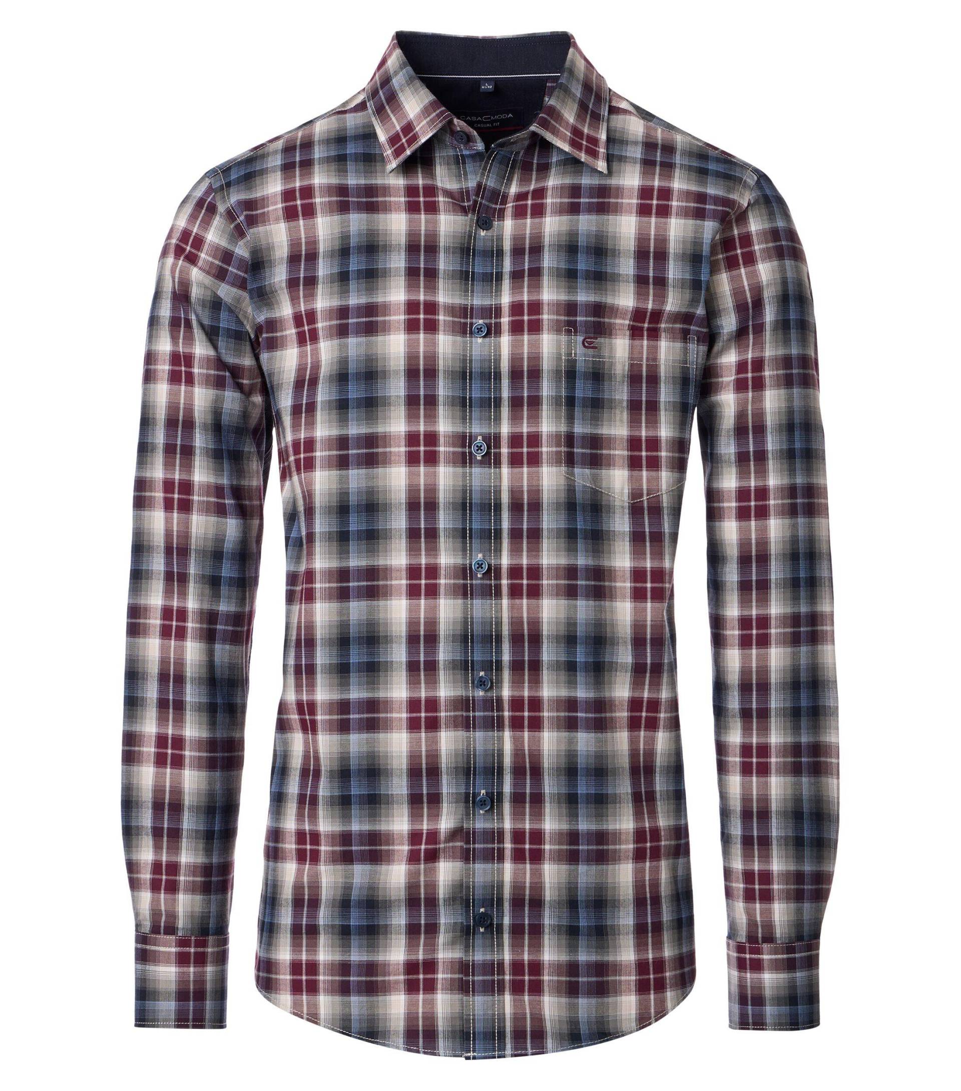 CASAMODA - Freizeithemd rot - Gr. - 4XL von CASAMODA