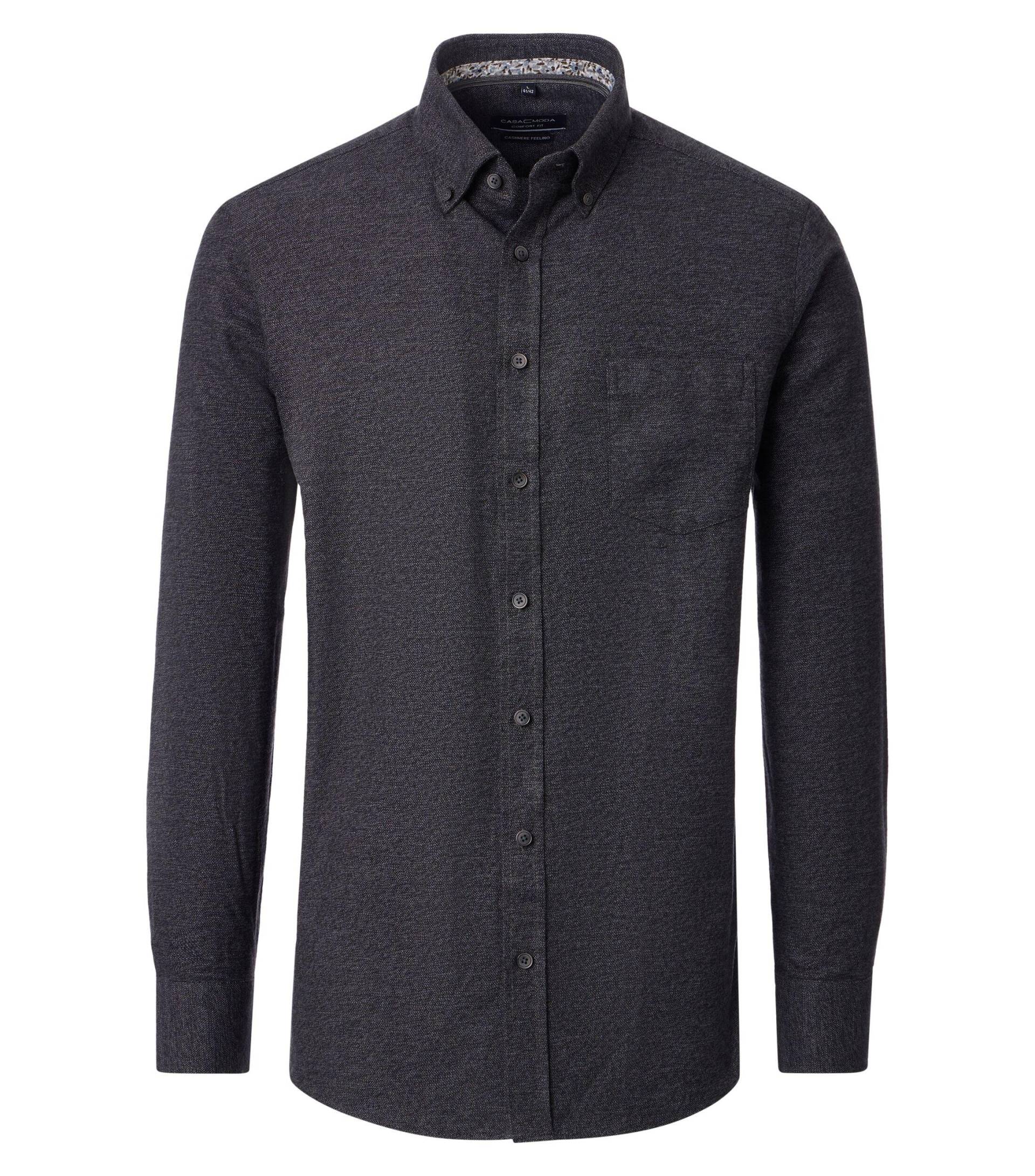 CASAMODA - Freizeithemd schwarz - Gr. - XXL von CASAMODA