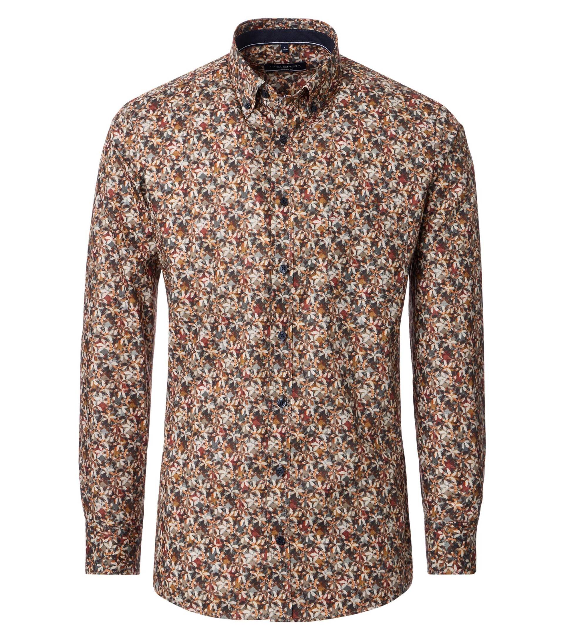 CASAMODA - Freizeithemd silber - Gr. - 6XL von CASAMODA