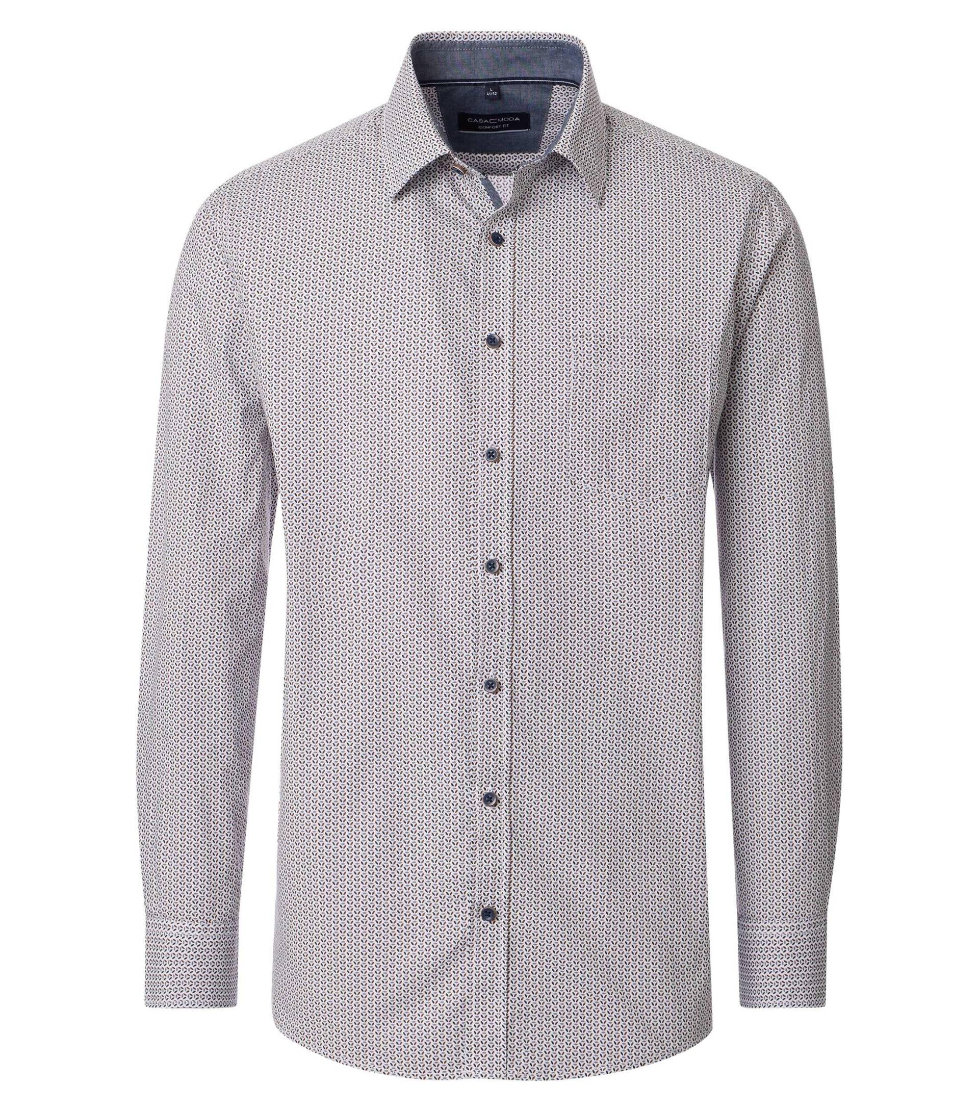 CASAMODA - Freizeithemd silber - Gr. - L von CASAMODA