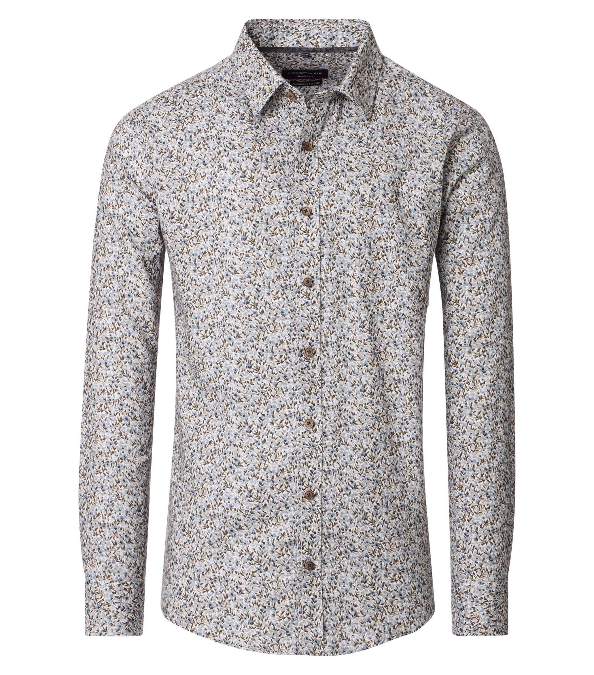 CASAMODA - Freizeithemd silber - Gr. - L von CASAMODA