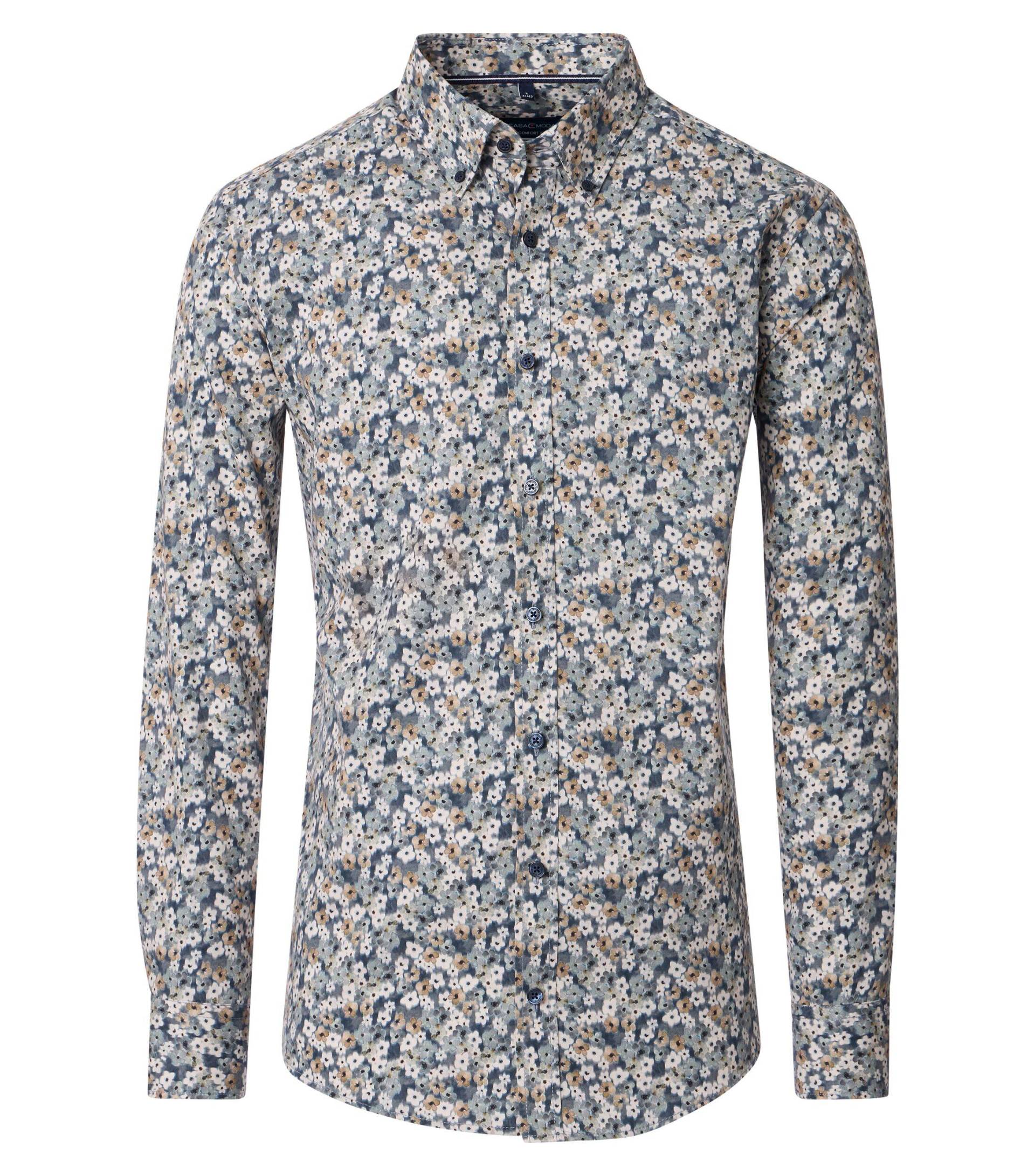 CASAMODA - Freizeithemd silber - Gr. - M von CASAMODA