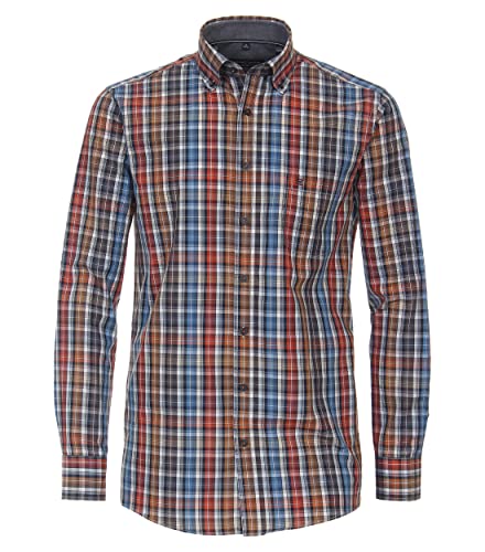CASAMODA Freizeithemd kariert Comfort Fit Orange 3XL CASAMODA Freizeithemd kariert Comfort Fit Orange 3XL von CASAMODA