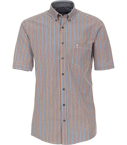 CASAMODA Freizeithemd Kurzarm kariert Comfort Fit Orange M CASAMODA Freizeithemd Kurzarm kariert Comfort Fit Orange M von CASAMODA