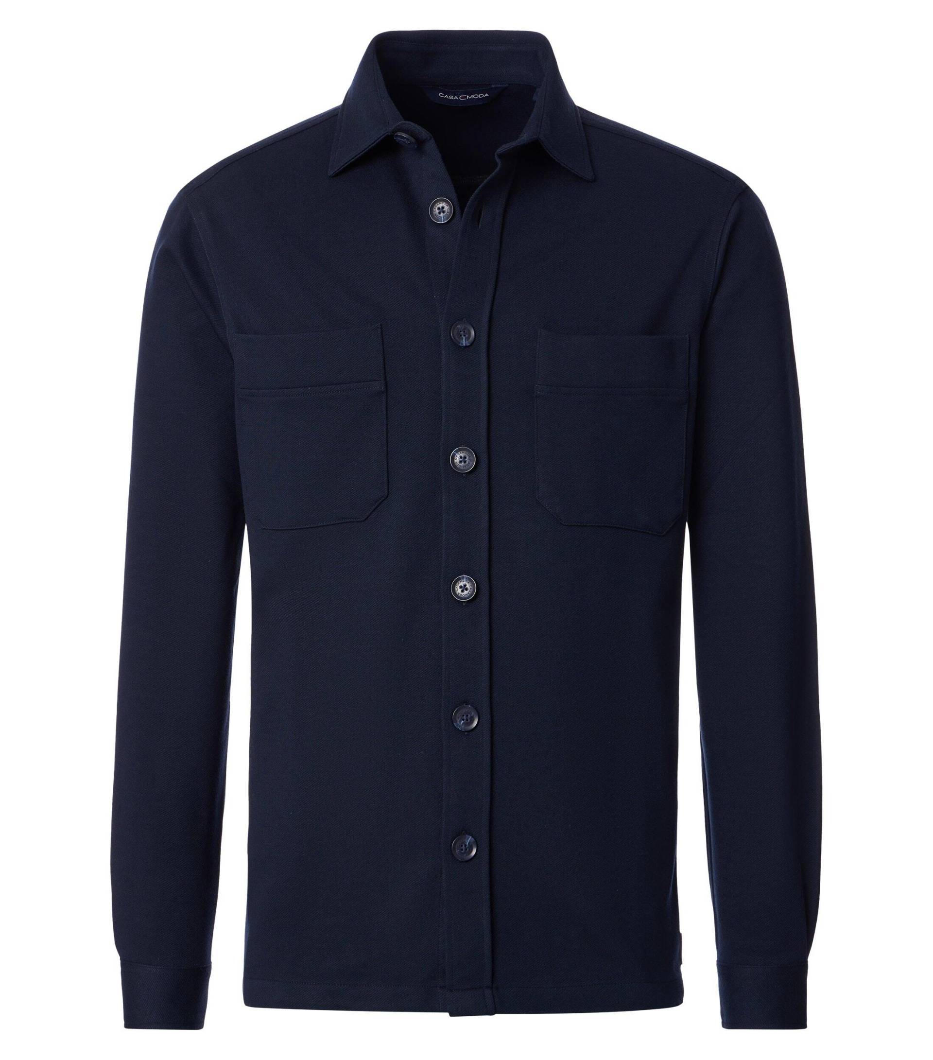 CASAMODA - Hemdjacke blau - Gr. - M von CASAMODA