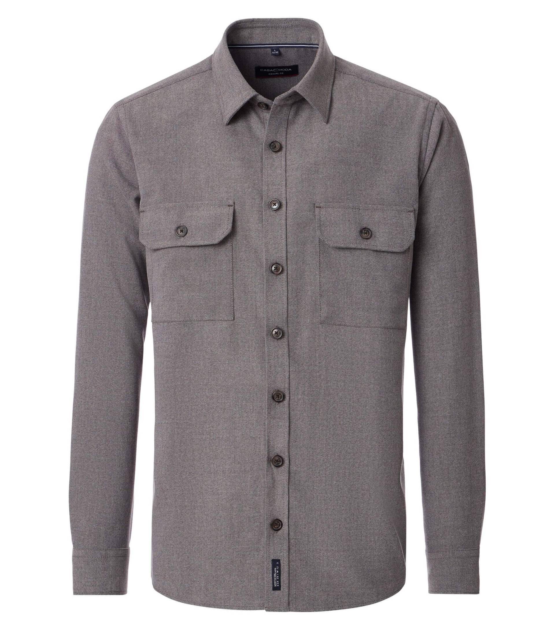 CASAMODA - Hemdjacke braun - Gr. - XXL von CASAMODA