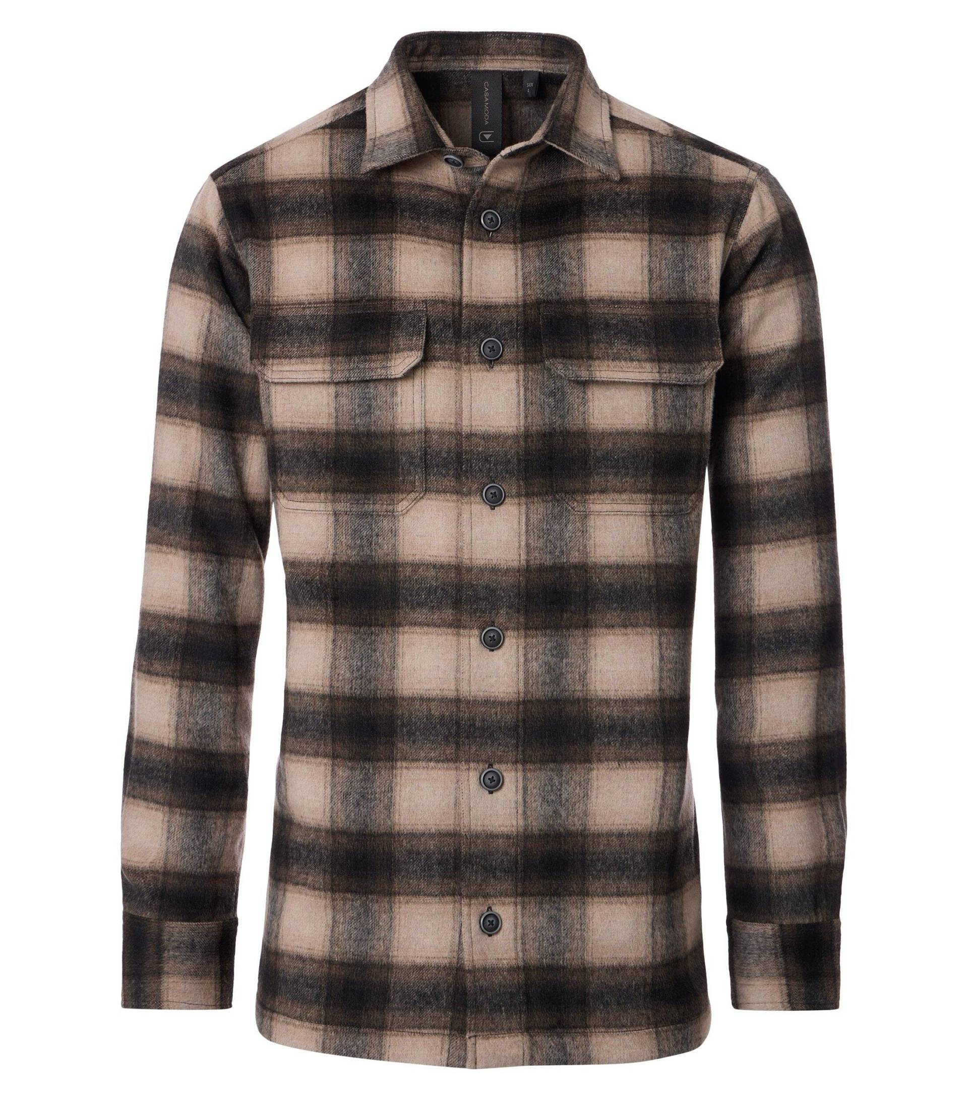 CASAMODA - Hemdjacke braun - Gr. - XXL von CASAMODA