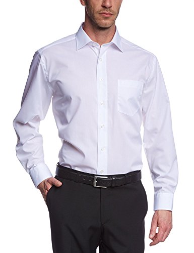 CASAMODA Herren Comfort Fit Business Hemd 006050, Gr. Kragenweite: 51, Weiß (weiß 0) von CASAMODA