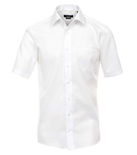 CASAMODA Herren Comfort Fit Business Hemd 8070, Gr. Kragenweite: 44 cm (Herstellergröße: 44), Weiß (weiss 0) von CASAMODA
