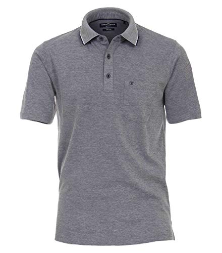 CASAMODA Herren Polo-Shirt unifarben Brusttasche, 105 Blau, XXL von CASAMODA