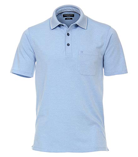 CASAMODA - Herren Polo-Shirt unifarben (993106500), Größe:XL, Farbe:Blau (102) von CASAMODA