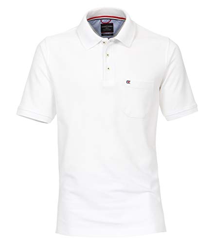 CASAMODA Herren Poloshirt 004270 Gr. Large (Herstellergröße: L) Weiß (weiss 000) von CASAMODA