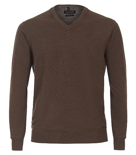 CASAMODA - Herren Pullover mit V-Ausschnitt (004430), Größe:XL, Farbe:Braun (685) von CASAMODA