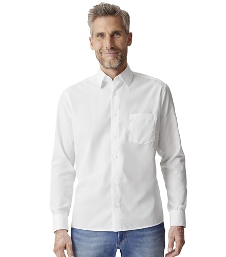 CASAMODA Herren Comfort Fit Business Hemd 006050, Gr. Kragenweite: 52, Weiß (weiß 0) von CASAMODA