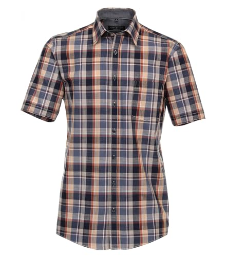 CASAMODA Freizeithemd Kurzarm kariert Comfort Fit von CASAMODA