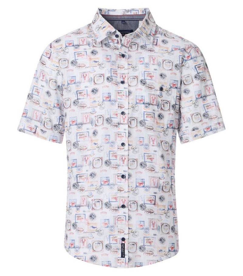 CASAMODA Kurzarmhemd CASAMODA Freizeithemd Kurzarm Print von CASAMODA