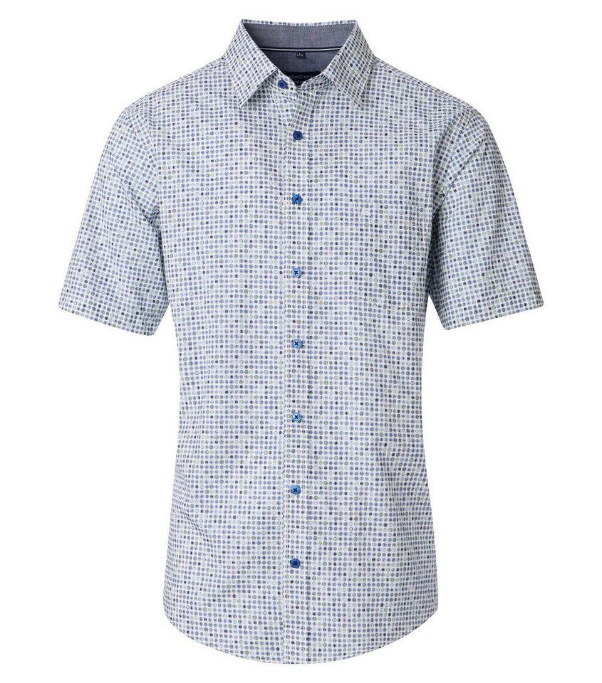 CASAMODA Kurzarmhemd CASAMODA Freizeithemd Kurzarm Print von CASAMODA