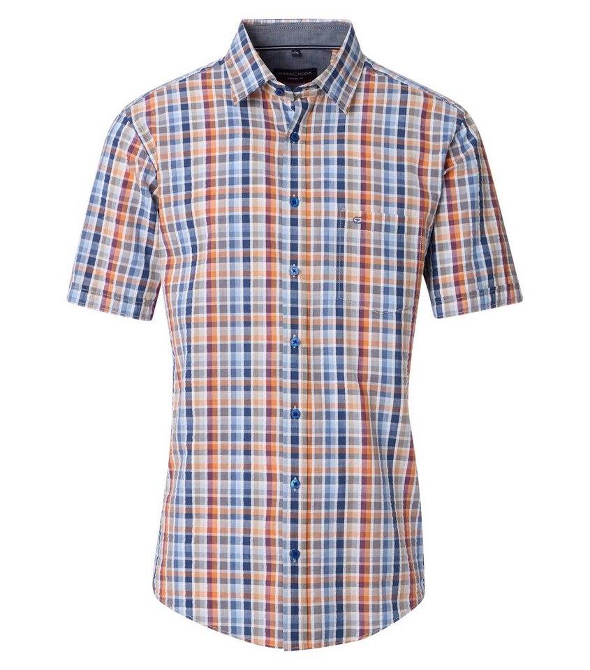 CASAMODA Kurzarmhemd CASAMODA Freizeithemd Kurzarm kariert von CASAMODA
