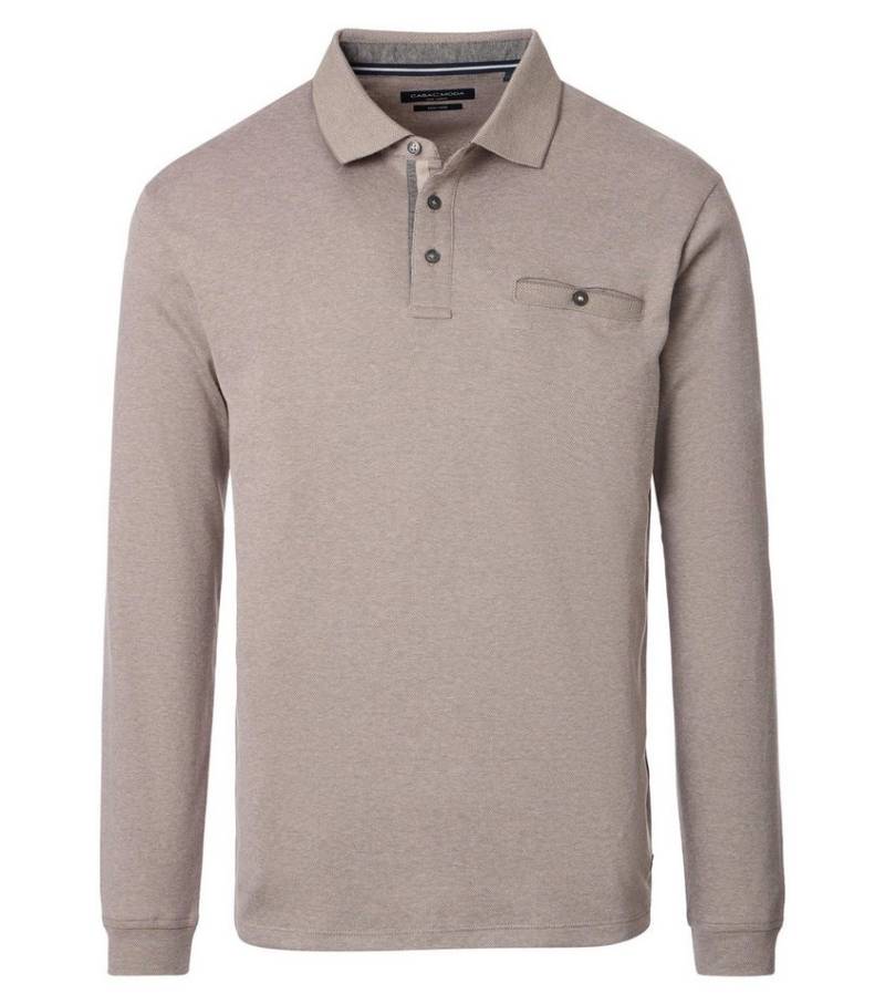 CASAMODA Langarm-Poloshirt CASAMODA Polo-Shirt Langarm gestreift von CASAMODA