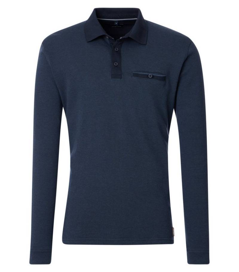 CASAMODA Langarm-Poloshirt CASAMODA Polo-Shirt Langarm gestreift von CASAMODA