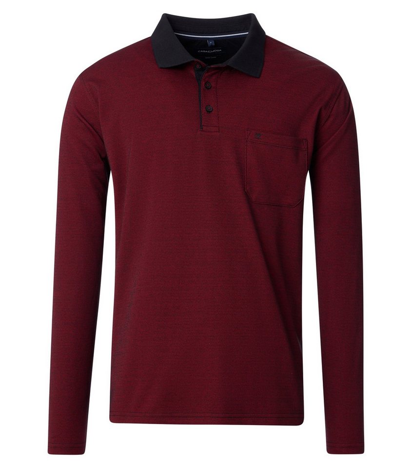 CASAMODA Langarm-Poloshirt CASAMODA Polo-Shirt Langarm gestreift CASAMODA Langarm-Poloshirt CASAMODA Polo-Shirt Langarm gestreift von CASAMODA
