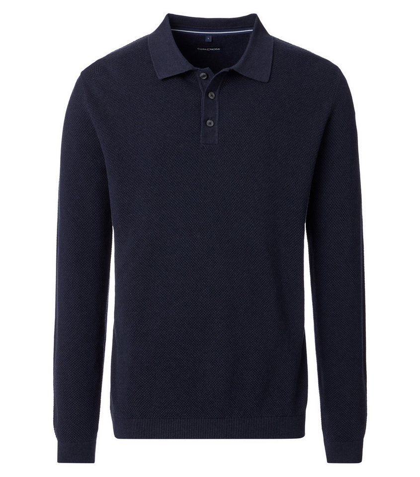 CASAMODA Langarm-Poloshirt CASAMODA Polo-Shirt Langarm uni von CASAMODA