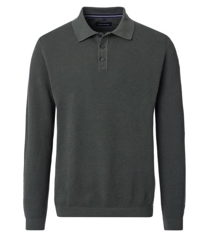 CASAMODA Langarm-Poloshirt CASAMODA Polo-Shirt Langarm uni von CASAMODA