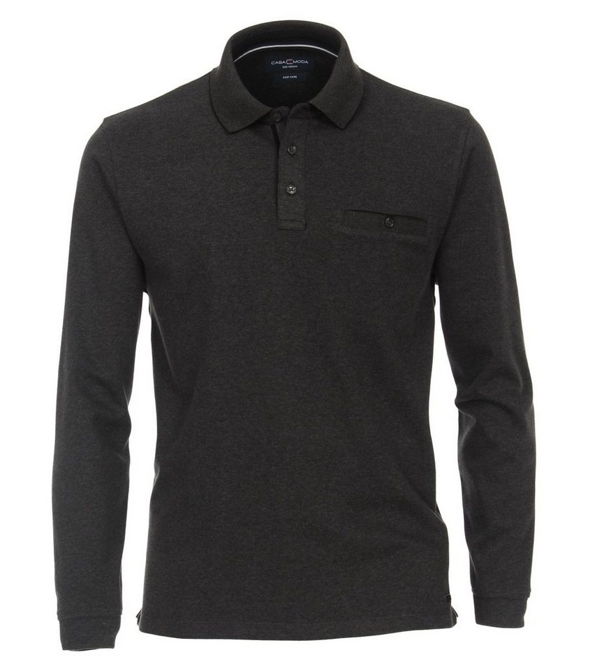 CASAMODA Langarm-Poloshirt Polo Langarm SNOS von CASAMODA