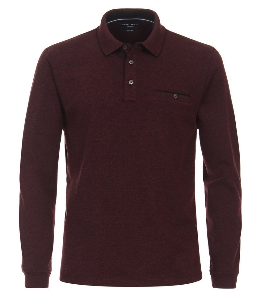 CASAMODA Langarm-Poloshirt Polo Langarm SNOS von CASAMODA