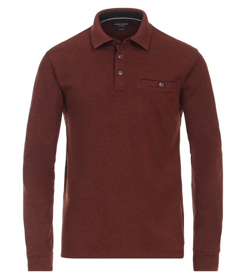 CASAMODA Langarm-Poloshirt von CASAMODA