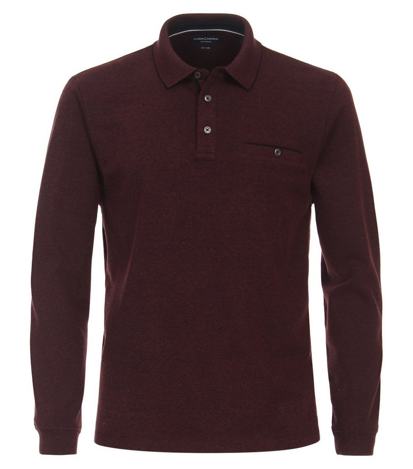 CASAMODA Langarm-Poloshirt von CASAMODA
