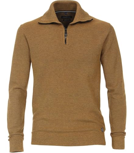 CASAMODA Langarm Troyer Stehkragen mit Zipper Hellbraun Größe M, 413705900/541 von CASAMODA