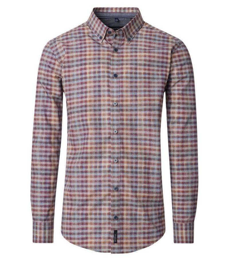 CASAMODA Langarmhemd B.D. Casual Fit 400 rot von CASAMODA