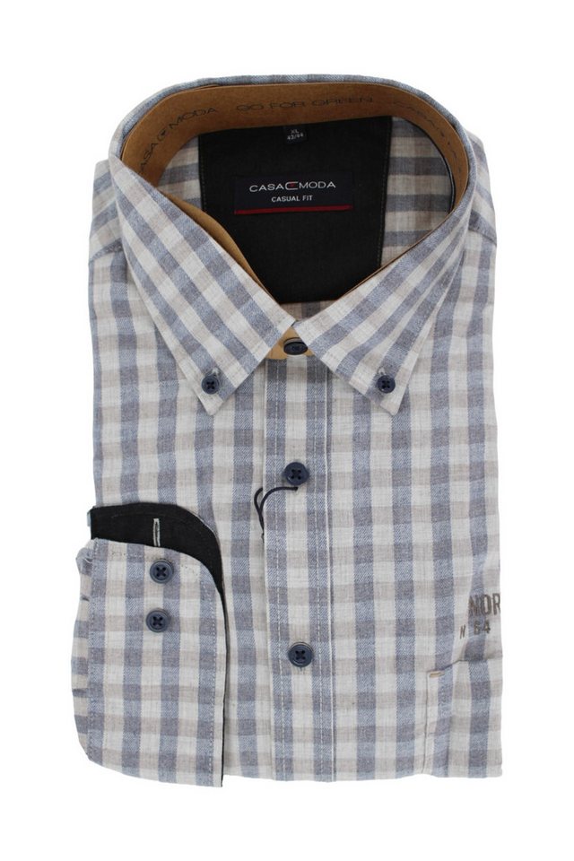 CASAMODA Langarmhemd B.D. Casual Fit 600 beige von CASAMODA