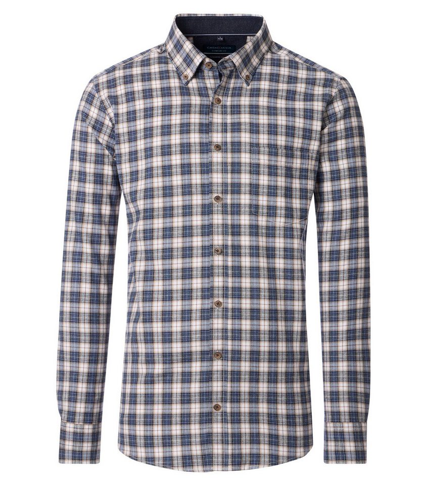 CASAMODA Langarmhemd B.D. Comfort Fit 100 blau von CASAMODA