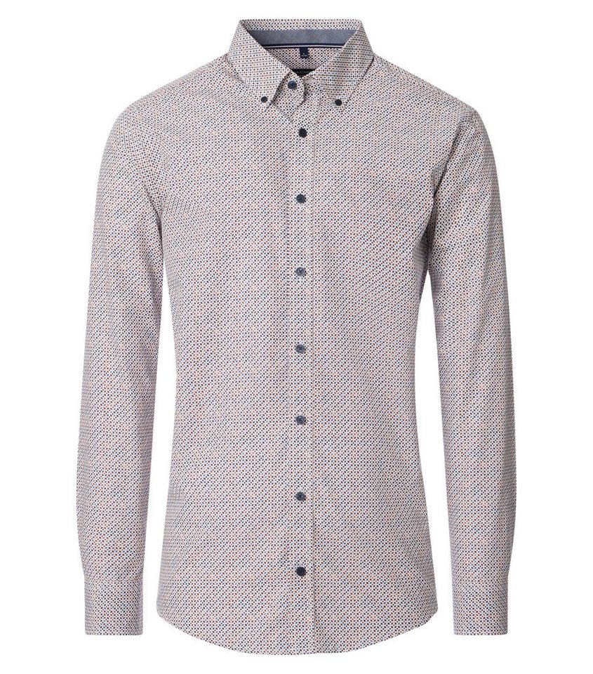 CASAMODA Langarmhemd B.D. Comfort Fit 200 braun von CASAMODA