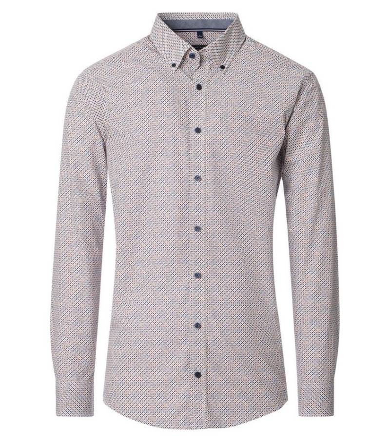 CASAMODA Langarmhemd B.D. Comfort Fit 200 braun von CASAMODA