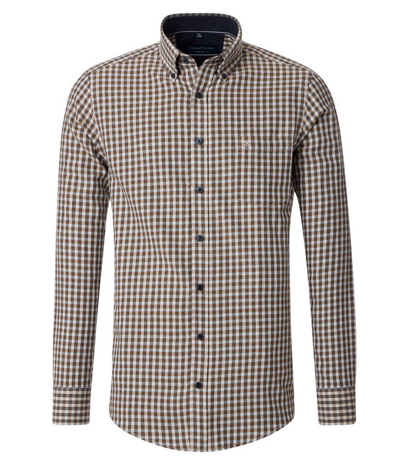 CASAMODA Langarmhemd B.D. Comfort Fit 600 beige von CASAMODA