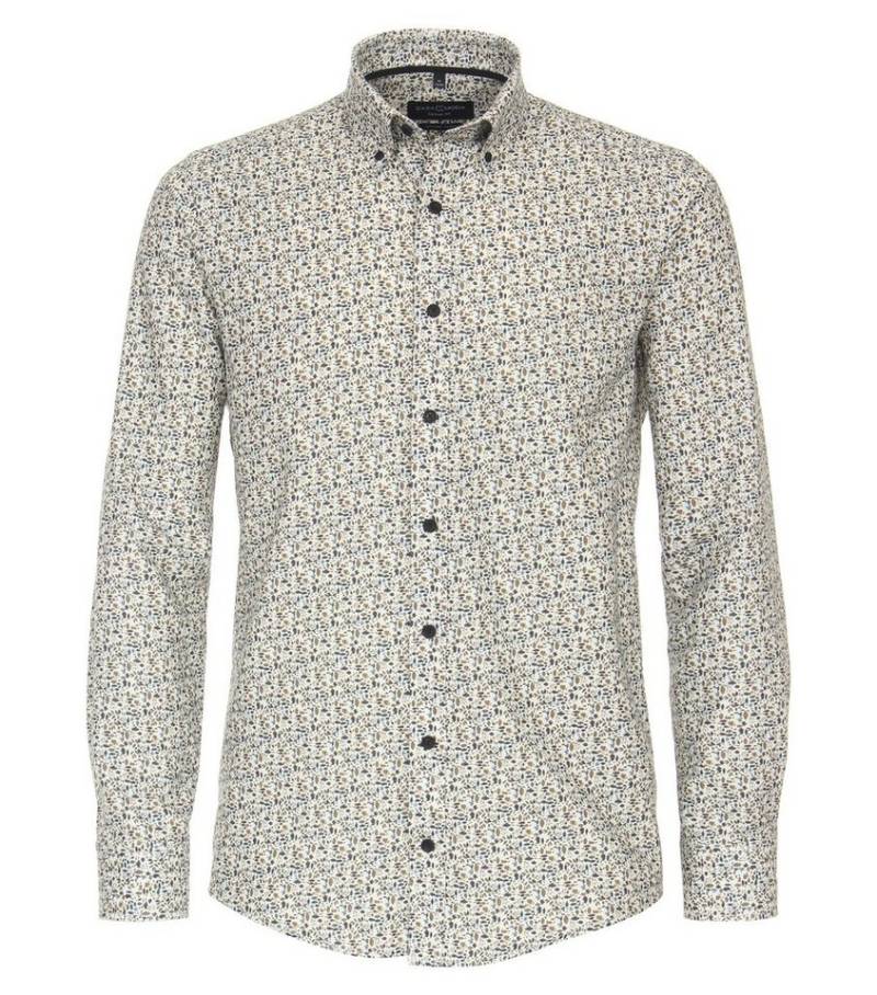 CASAMODA Langarmhemd CASAMODA Freizeithemd "Green"-Kollektion Print von CASAMODA