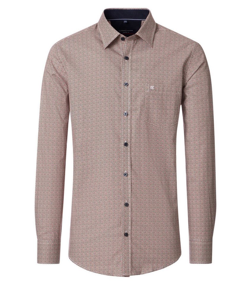 CASAMODA Langarmhemd CASAMODA Freizeithemd Print von CASAMODA