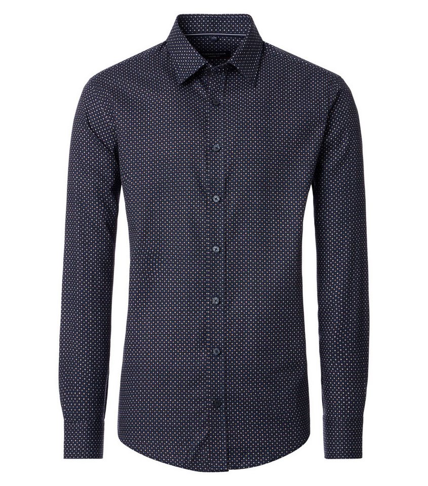 CASAMODA Langarmhemd CASAMODA Freizeithemd Print von CASAMODA