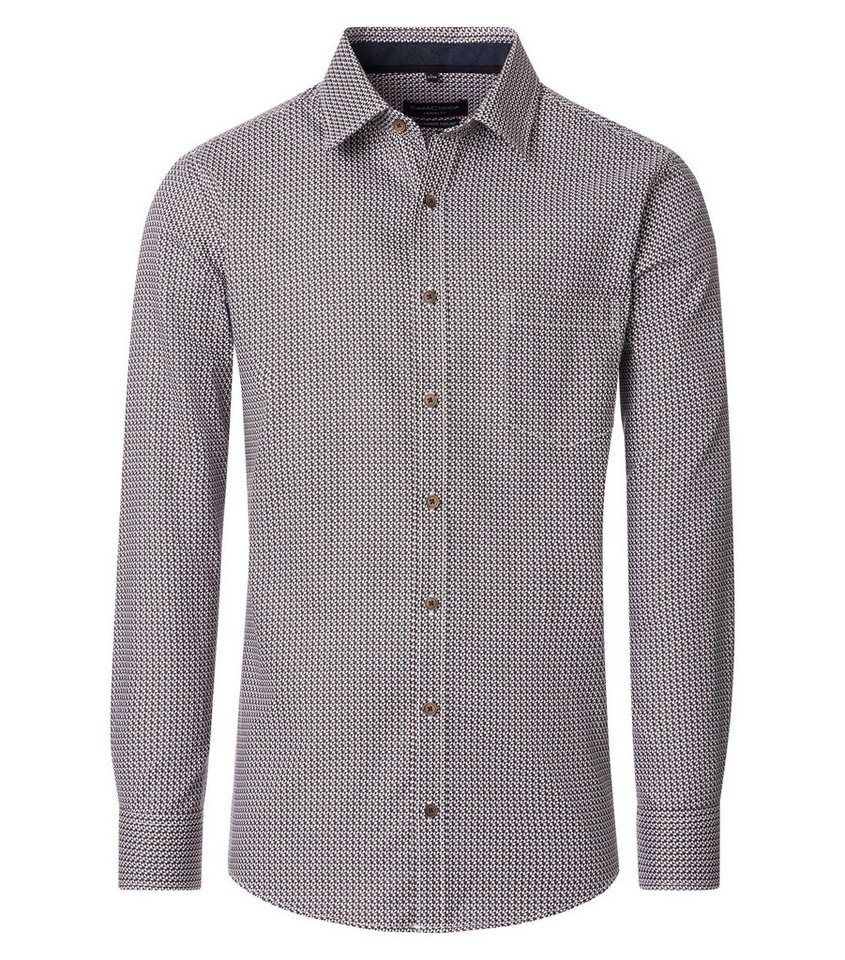 CASAMODA Langarmhemd CASAMODA Freizeithemd Print von CASAMODA