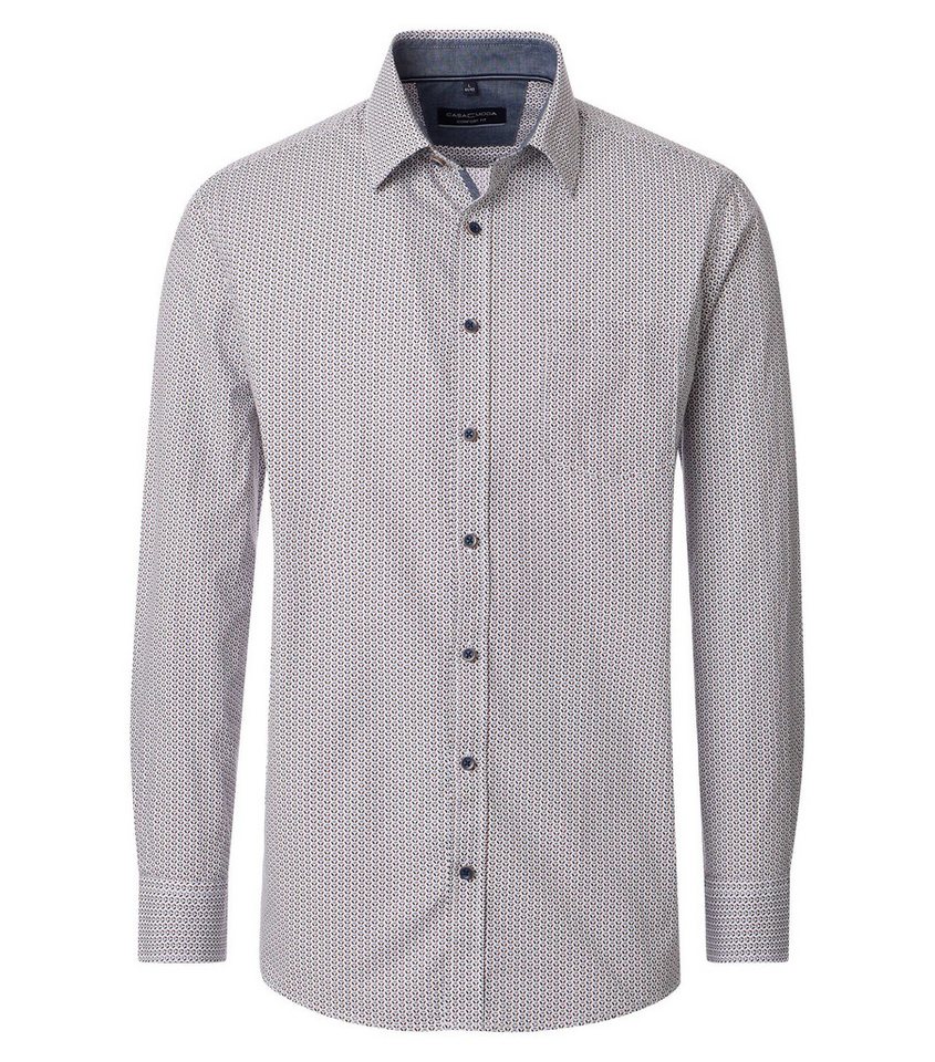 CASAMODA Langarmhemd CASAMODA Freizeithemd Print von CASAMODA