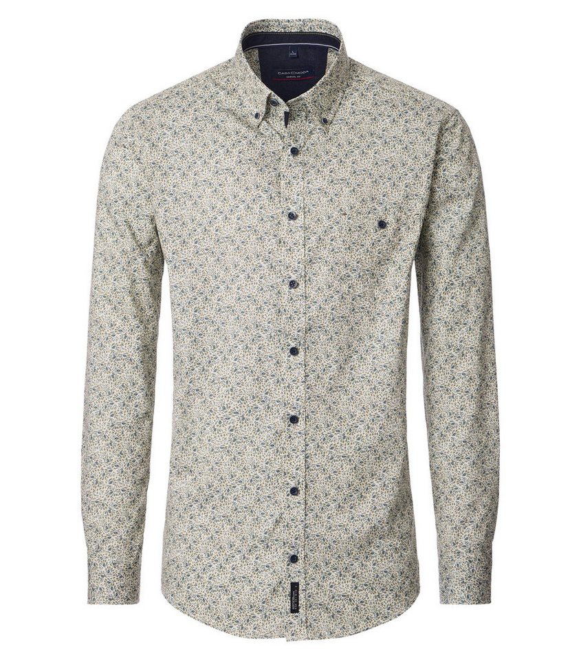 CASAMODA Langarmhemd CASAMODA Freizeithemd Print von CASAMODA