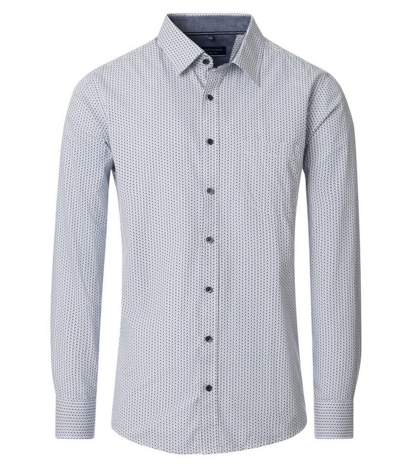 CASAMODA Langarmhemd CASAMODA Freizeithemd Print von CASAMODA