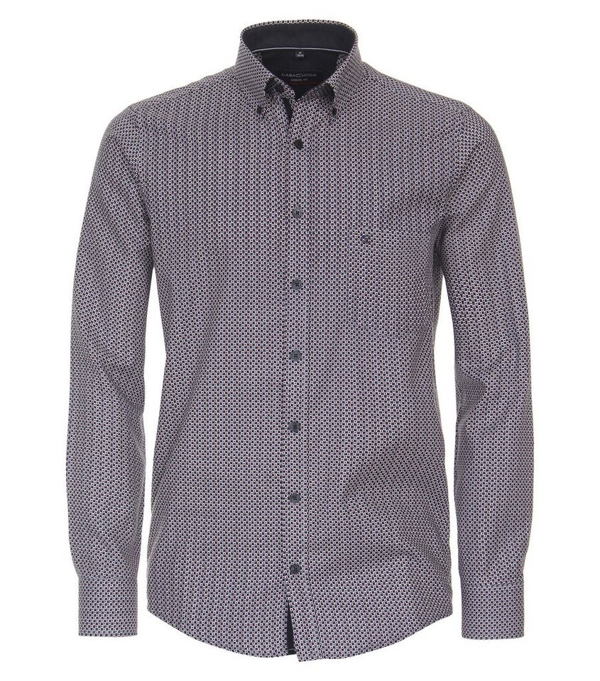 CASAMODA Langarmhemd CASAMODA Freizeithemd Print von CASAMODA