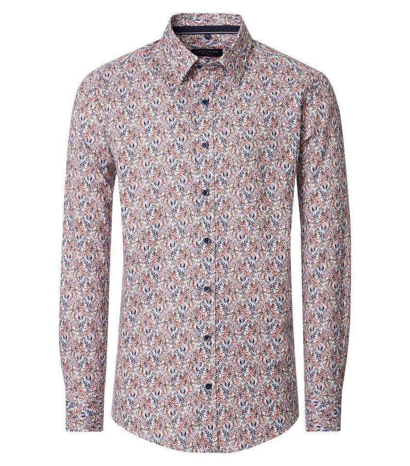 CASAMODA Langarmhemd CASAMODA Freizeithemd Print von CASAMODA