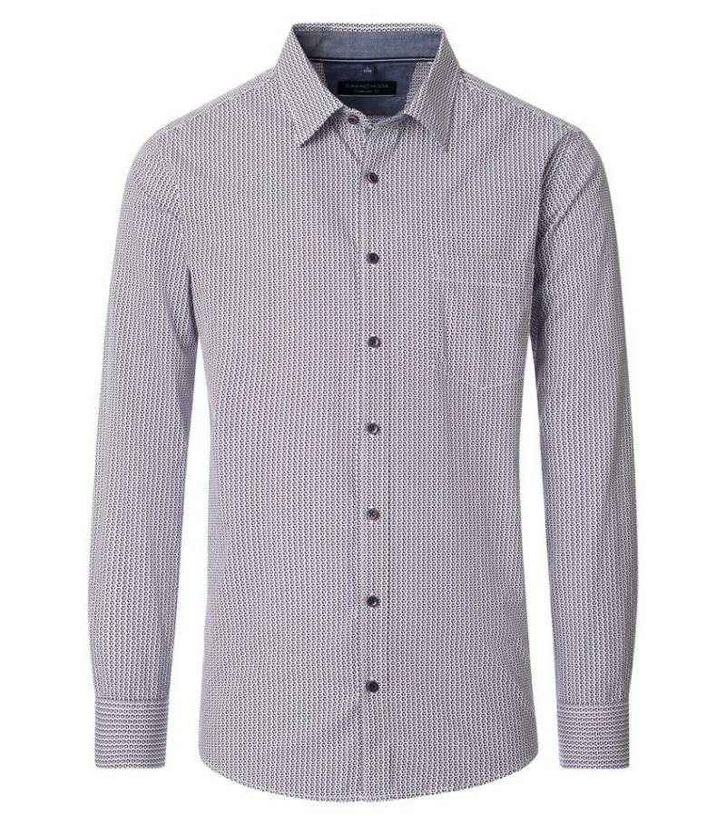 CASAMODA Langarmhemd CASAMODA Freizeithemd Print von CASAMODA