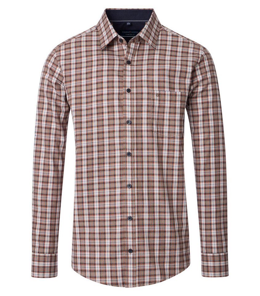 CASAMODA Langarmhemd CASAMODA Freizeithemd kariert von CASAMODA