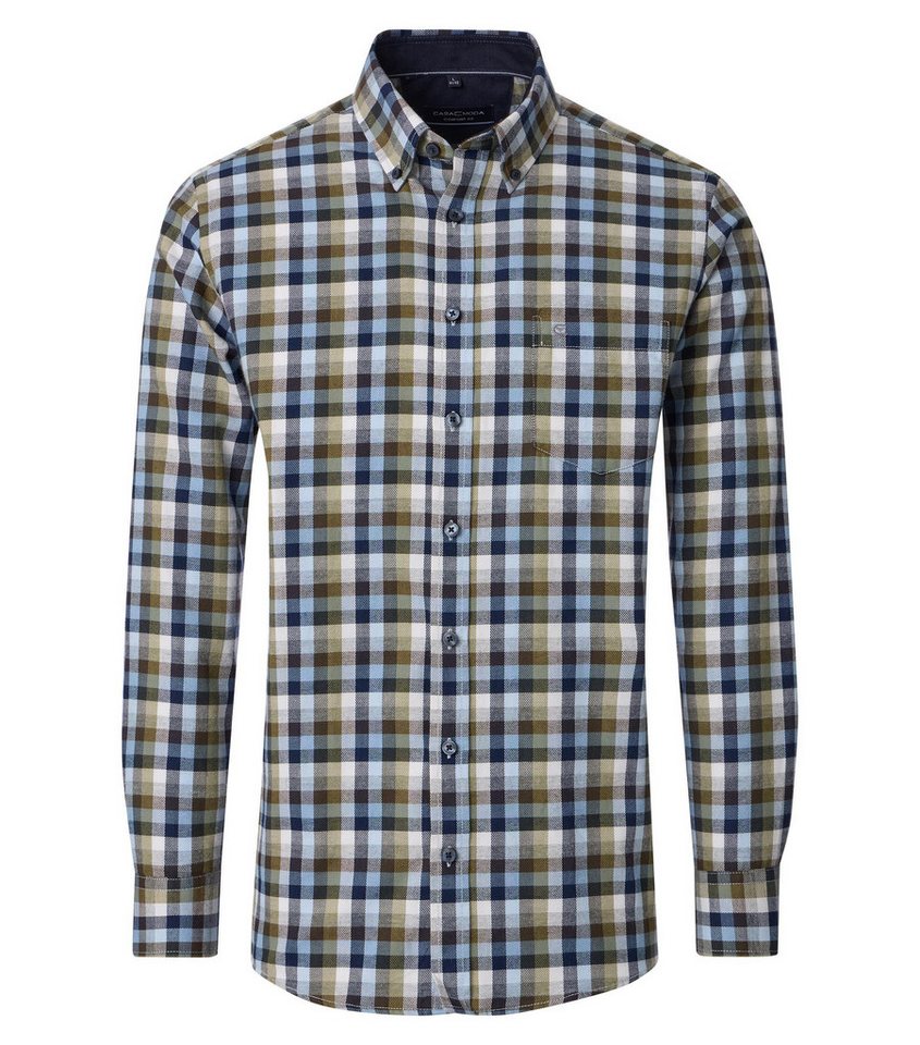 CASAMODA Langarmhemd CASAMODA Freizeithemd kariert von CASAMODA